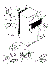 Unit Parts parts for Kenmore Refrigerator 253.9366783 (2539366783, 253 9366783) from AppliancePartsPros.com