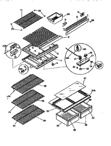 Shelves And Accessories parts for Kenmore Refrigerator 253.9366787 (2539366787, 253 9366787) from AppliancePartsPros.com