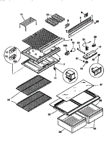 Liner parts for Kenmore Refrigerator 253.9368000 (2539368000, 253 9368000) from AppliancePartsPros.com