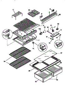 Liner parts for Kenmore Refrigerator 253.9368010 (2539368010, 253 9368010) from AppliancePartsPros.com