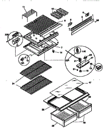 Liner parts for Kenmore Refrigerator 253.9368081 (2539368081, 253 9368081) from AppliancePartsPros.com