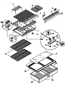 Shelves And Accessories parts for Kenmore Refrigerator 253.9368092 (2539368092, 253 9368092) from AppliancePartsPros.com