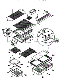 Shelves And Accessories parts for Kenmore Refrigerator 253.9368402 (2539368402, 253 9368402) from AppliancePartsPros.com