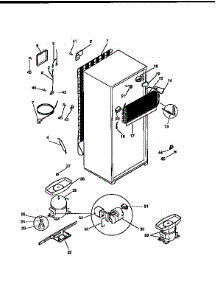 Unit Parts parts for Kenmore Refrigerator 253.9368440 (2539368440, 253 9368440) from AppliancePartsPros.com