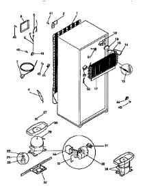 Unit Parts parts for Kenmore Refrigerator 253.9368700 (2539368700, 253 9368700) from AppliancePartsPros.com