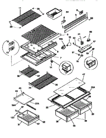 Shelves And Accessories parts for Kenmore Refrigerator 253.9368701 (2539368701, 253 9368701) from AppliancePartsPros.com