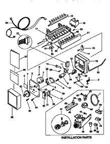 Icemaker parts for Kenmore Refrigerator 253.9368723 (2539368723, 253 9368723) from AppliancePartsPros.com