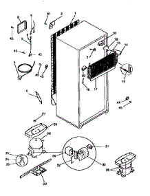 Unit Parts parts for Kenmore Refrigerator 253.9368741 (2539368741, 253 9368741) from AppliancePartsPros.com