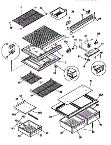 Shelves And Accessories parts for Kenmore Refrigerator 253.9368741 (2539368741, 253 9368741) from AppliancePartsPros.com