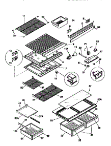 Shelves And Accessories parts for Kenmore Refrigerator 253.9368781 (2539368781, 253 9368781) from AppliancePartsPros.com