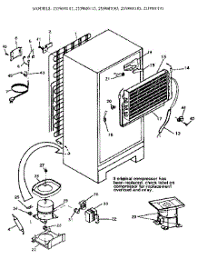 Unit parts for Kenmore Refrigerator 253.9600105 (2539600105, 253 9600105) from AppliancePartsPros.com