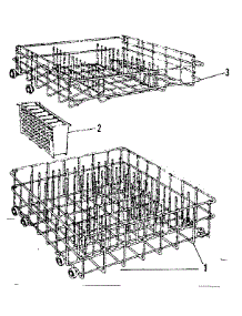 Rack Details parts for Kenmore Dishwasher 587.71491 (58771491, 587 71491) from AppliancePartsPros.com