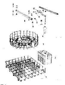 Rack Details parts for Kenmore Dishwasher 587.71501 (58771501, 587 71501) from AppliancePartsPros.com