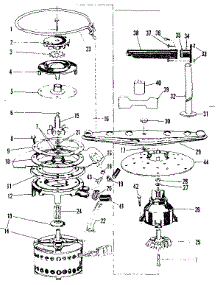 Motor, Heater & Spray Arm Details parts for Kenmore Dishwasher 587.71520 (58771520, 587 71520) from AppliancePartsPros.com