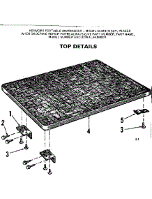 Top Detail parts for Kenmore Dishwasher 587.715410 (587715410, 587 715410) from AppliancePartsPros.com