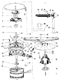 Motor, Heater & Spray Arm Details parts for Kenmore Dishwasher 587.71550 (58771550, 587 71550) from AppliancePartsPros.com