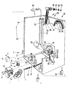 Frame Details parts for Kenmore Dishwasher 587.71550 (58771550, 587 71550) from AppliancePartsPros.com