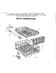 Rack Assemblies parts for Kenmore Dishwasher 587.715610 (587715610, 587 715610) from AppliancePartsPros.com