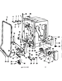 Tub Assembly parts for Kenmore Dishwasher 587.715610 (587715610, 587 715610) from AppliancePartsPros.com