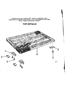 Top Details parts for Kenmore Dishwasher 587.715613 (587715613, 587 715613) from AppliancePartsPros.com