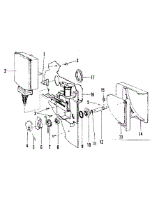 Detergent Cup Details parts for Kenmore Dishwasher 587.71620 (58771620, 587 71620) from AppliancePartsPros.com