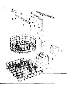 Rack Assemblies parts for Kenmore Dishwasher 587.71620 (58771620, 587 71620) from AppliancePartsPros.com