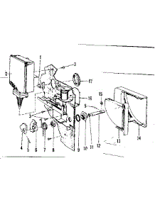 Detergent Cup Details parts for Kenmore Dishwasher 587.71630 (58771630, 587 71630) from AppliancePartsPros.com