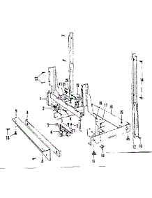 Frame Details parts for Kenmore Dishwasher 587.71630 (58771630, 587 71630) from AppliancePartsPros.com