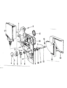 Detergent Cup Details parts for Kenmore Dishwasher 587.71631 (58771631, 587 71631) from AppliancePartsPros.com