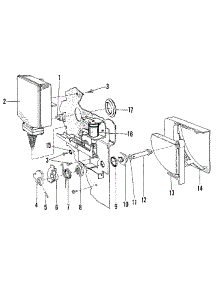 Detergent Cup Details parts for Kenmore Dishwasher 587.71790 (58771790, 587 71790) from AppliancePartsPros.com
