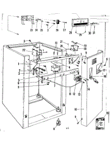 Frame Details parts for Kenmore Dishwasher 587.718000 (587718000, 587 718000) from AppliancePartsPros.com