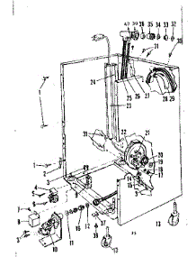 Frame Details parts for Kenmore Dishwasher 587.718201 (587718201, 587 718201) from AppliancePartsPros.com