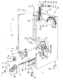 Frame Details parts for Kenmore Dishwasher 587.718401 (587718401, 587 718401) from AppliancePartsPros.com