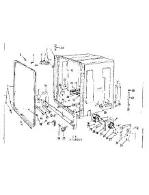 Tub Details parts for Kenmore Dishwasher 587.718501 (587718501, 587 718501) from AppliancePartsPros.com