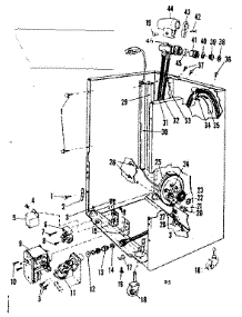Frame Details parts for Kenmore Dishwasher 587.718600 (587718600, 587 718600) from AppliancePartsPros.com