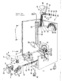 Frame Details parts for Kenmore Dishwasher 587.718601 (587718601, 587 718601) from AppliancePartsPros.com