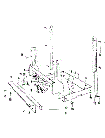 Frame Details parts for Kenmore Dishwasher 587.71881 (58771881, 587 71881) from AppliancePartsPros.com