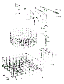 Rack Assemblies parts for Kenmore Dishwasher 587.71881 (58771881, 587 71881) from AppliancePartsPros.com