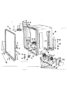 Tub Details parts for Kenmore Dishwasher 587.71890 (58771890, 587 71890) from AppliancePartsPros.com