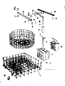 Rack Assemblies parts for Kenmore Dishwasher 587.71900 (58771900, 587 71900) from AppliancePartsPros.com