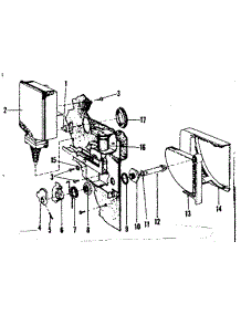 Detergent Cup Details parts for Kenmore Dishwasher 587.71900 (58771900, 587 71900) from AppliancePartsPros.com