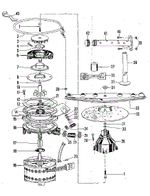 Motor, Heater / Spray Arm parts for Kenmore Dishwasher 587.71901 (58771901, 587 71901) from AppliancePartsPros.com