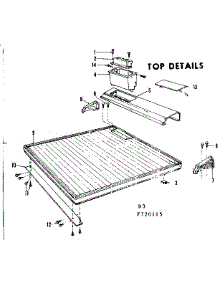 Top Details parts for Kenmore Dishwasher 587.720115 (587720115, 587 720115) from AppliancePartsPros.com