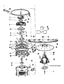 Motor, Heater & Spray Arm Details parts for Kenmore Dishwasher 587.720210 (587720210, 587 720210) from AppliancePartsPros.com