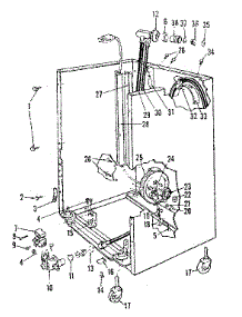 Frame parts for Kenmore Dishwasher 587.720211 (587720211, 587 720211) from AppliancePartsPros.com