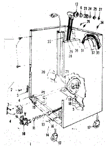 Frame Details parts for Kenmore Dishwasher 587.720215 (587720215, 587 720215) from AppliancePartsPros.com