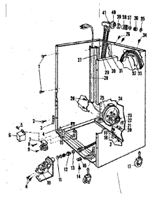 Frame parts for Kenmore Dishwasher 587.720310 (587720310, 587 720310) from AppliancePartsPros.com