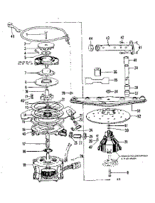 Motor, Heater, And Spray Arm parts for Kenmore Dishwasher 587.720311 (587720311, 587 720311) from AppliancePartsPros.com
