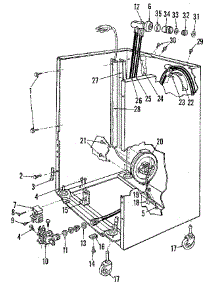 Frame Details parts for Kenmore Dishwasher 587.720315 (587720315, 587 720315) from AppliancePartsPros.com