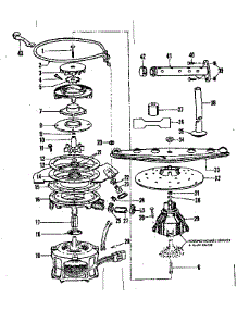 Motor, Heater, And Spray Arm parts for Kenmore Dishwasher 587.720411 (587720411, 587 720411) from AppliancePartsPros.com